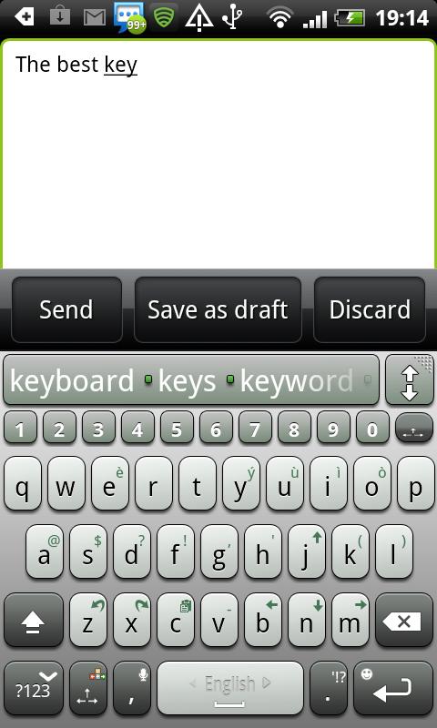A.I.type Keyboard  Plus - screenshot