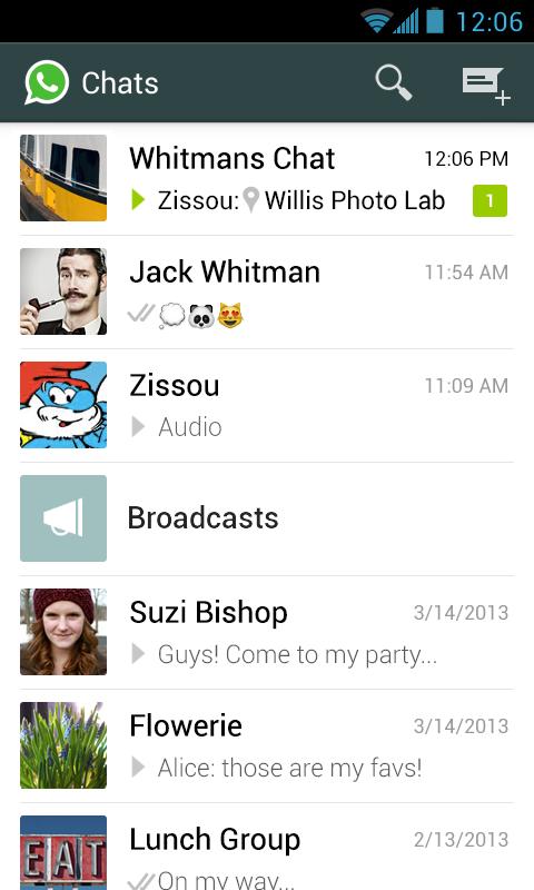 WhatsApp Messenger - screenshot