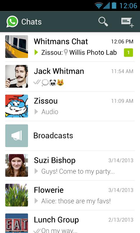[New] APK Market eModappfiles » WhatsApp Messenger v2.11.542