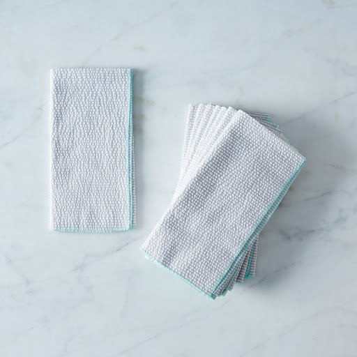 Gray Seersucker Napkins (Set of 4)