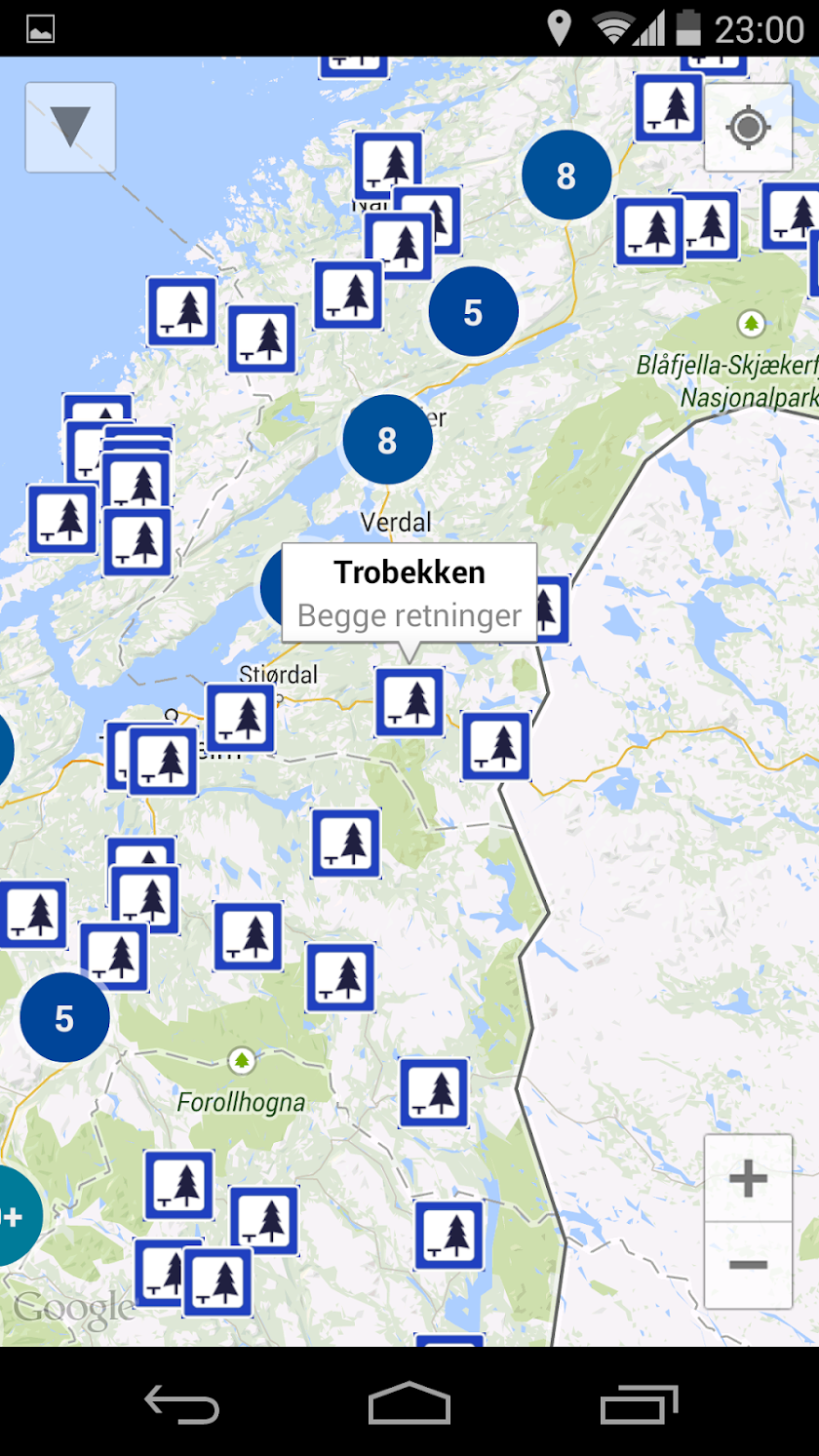 Rasteplasser Screen 2