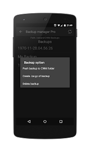 Download CWM Backup Manager (ROOT) APK for Android