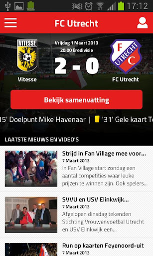 【免費運動App】FC UTRECHT LIVE-APP點子