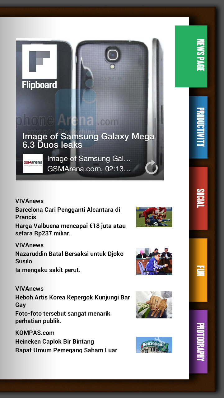 Brown Agenda for ssLauncher OR Screen 2