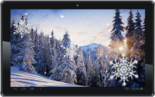 【免費個人化App】Winter Forest Snow LWP-APP點子