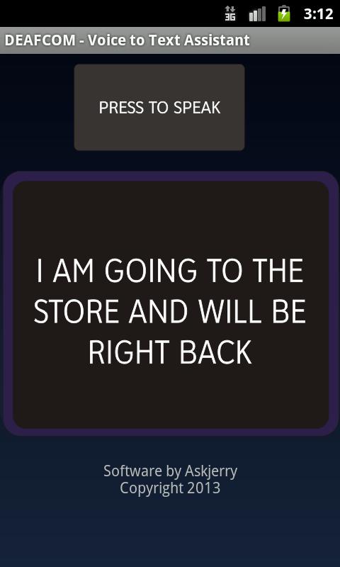   DEAFCOM – Capture d'écran 