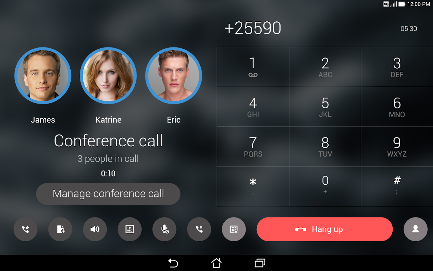 Asus calling screen jumping