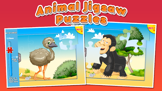 Preschool Puzzles: Animals