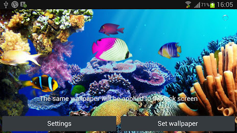 Under water PRO live wallpaper poster 6
