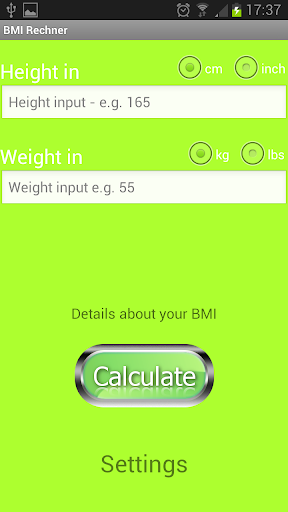 BMI Calculator