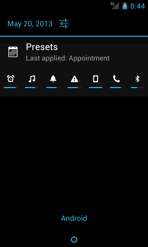 Persist + Volume Control - screenshot