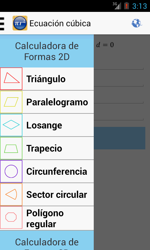 Fórmulas - screenshot