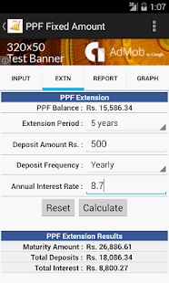 PPF Calculator - India Screenshots 3