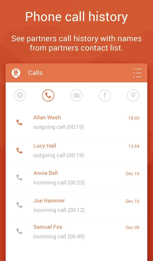   Couple Tracker - Phone monitor- screenshot  