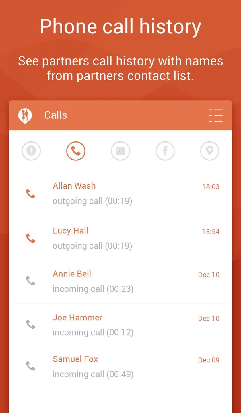 Couple Tracker - Phone monitor Screen 2