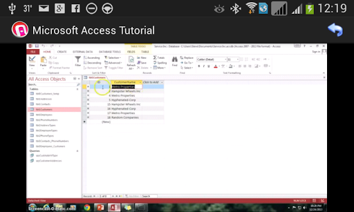 【免費媒體與影片App】Tutorial for MS Access-APP點子