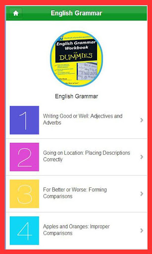 Workbook for English Grammar