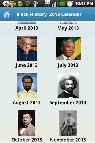 Black History 2013 Calendar