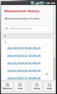 TremWatch(TM) Hand Tremor Test Screen 3