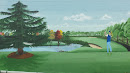 Lexington Jewelers Golf Mural