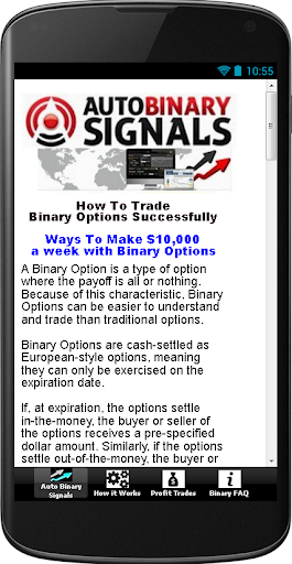 Auto Binary Signals Trading