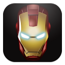 Flashlight - Iron Man style mobile app icon