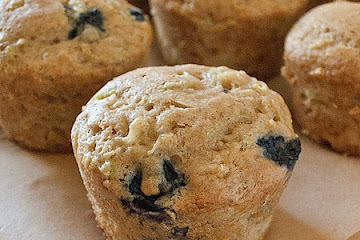 Zucchini Blueberry Muffins