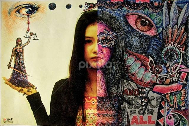 ketika hati resah karena permainan kamera selalu menggoda, di lain sisi keinginan menggambar selalu bikin gusar. Ahhh  apapun itu namanya, berproses kreatif itu ternyata lebih mengasyikkan. semangART !! ( fotografi + drawing ballpoint) by Trias PhotoHape - Mixed Media All Mixed Media