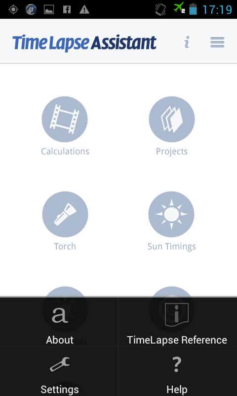 Android application Time Lapse Assistant PRO screenshort