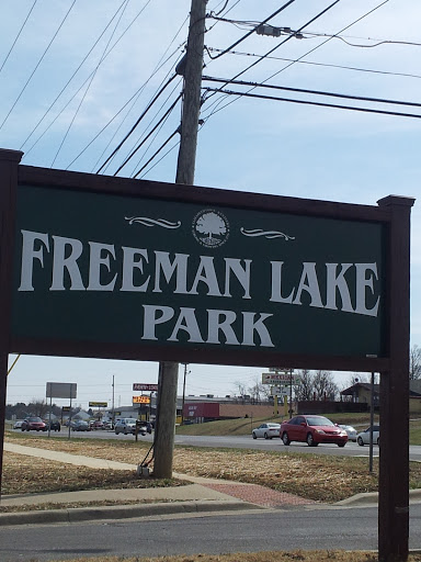 Freeman Lake Park Entrance