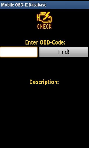 Mobile OBD 2 Database