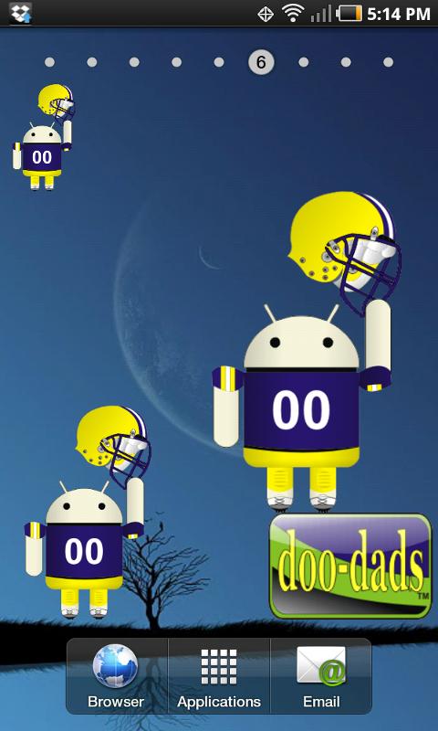 Android application Kickoff Droid doo-dad screenshort