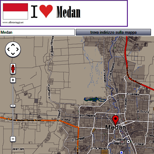 Medan map