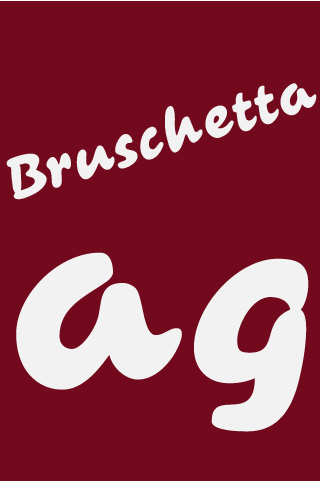 【免費個人化App】Bruschetta FlipFont-APP點子