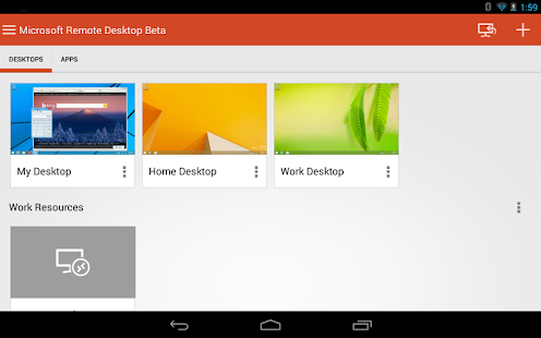   Microsoft Remote Desktop Beta- screenshot thumbnail   