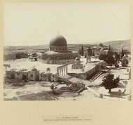 Gezicht op de Tempelberg met de Rotskoepel, Jeruzalem