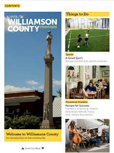 Williamson County, TN Magazine Screenshots 2