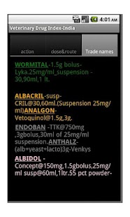 Veterinary Drug Index-India Screenshots 1