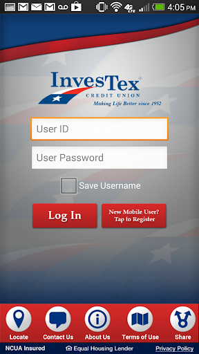 InvesTex CU Mobile Banking