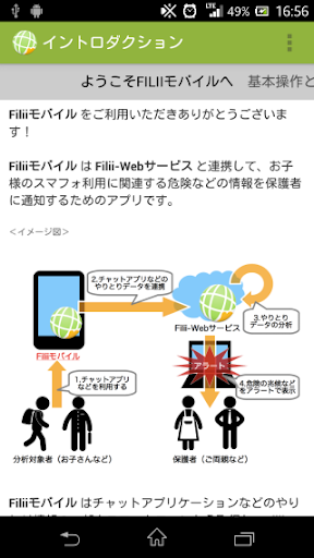 子供セキュリティFilii（フィリー）スマホやネット危険検知