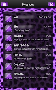 Lastest Complete Purple Cheetah Theme APK