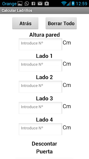 Calcular Ladrillos