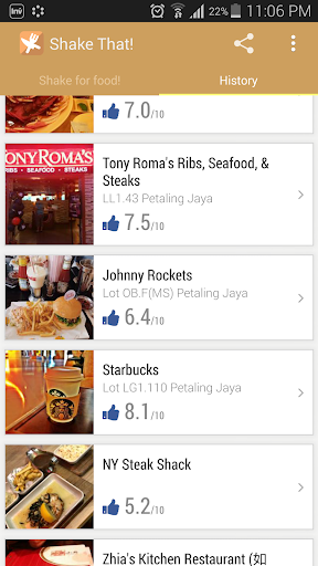 【免費生活App】Shake That - Restaurant Finder-APP點子