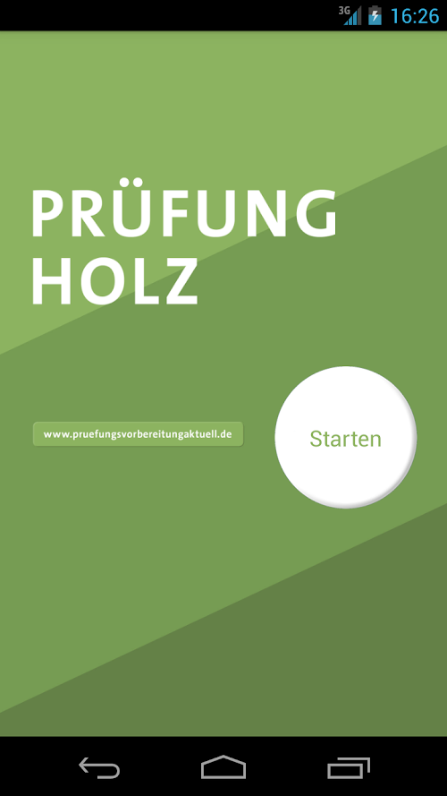 Android application Prüfung Holztechnik screenshort