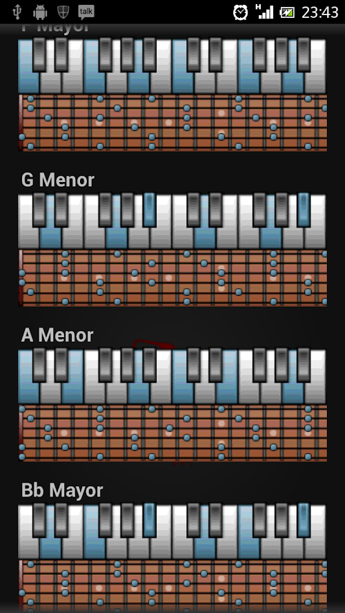 Android application Circle of Chords AdFree screenshort