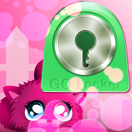 Pink cat theme 4 GO Locker Buy LOGO-APP點子