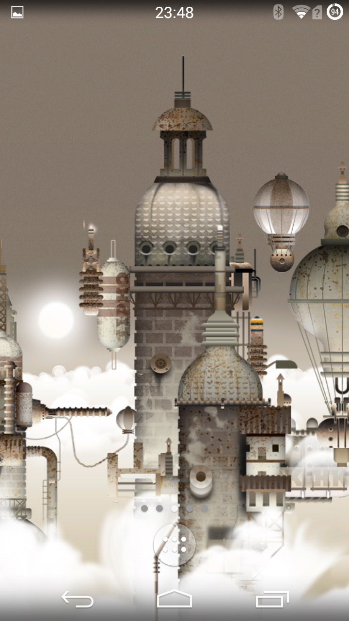 Steam sky LWP Screen 2
