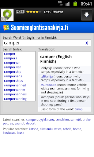 English-Finnish Dictionary