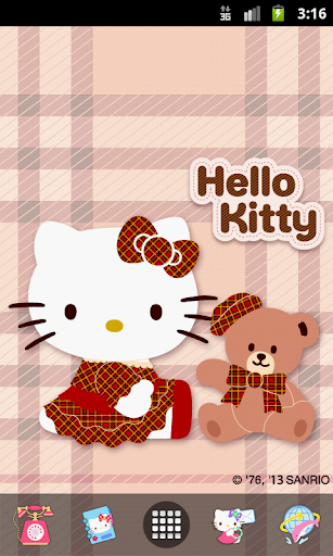 Hello Kitty Scotch Teddy Theme