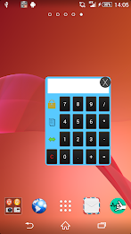 Calculator that can be used while operating the calculator screen while poster 7